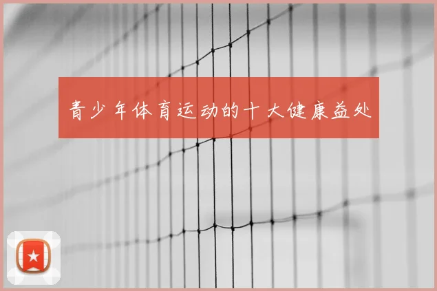 青少年体育运动的十大健康益处